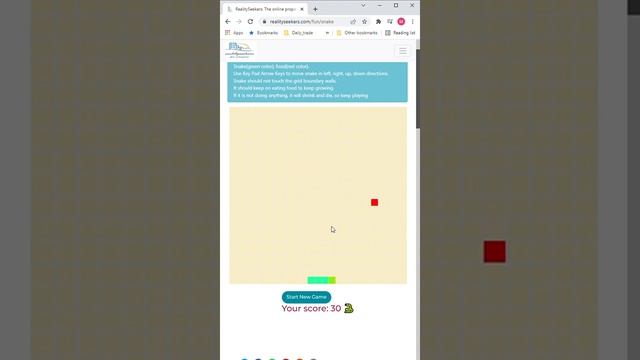 RealitySeekers: Snake Game, arrow key games смотреть онлайн