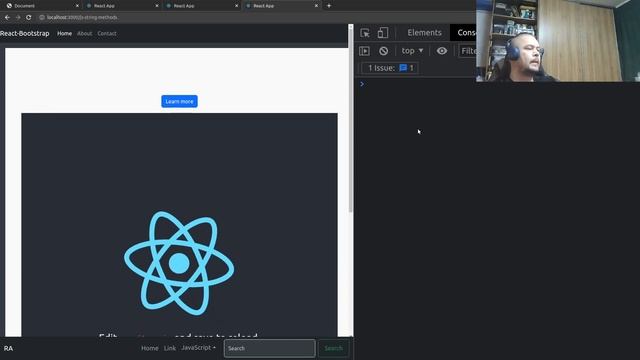 Приложение с нуля на React + Bootstrap. Решение проблемы с url путями на Github Pages для SPA. ч. смотреть онлайн