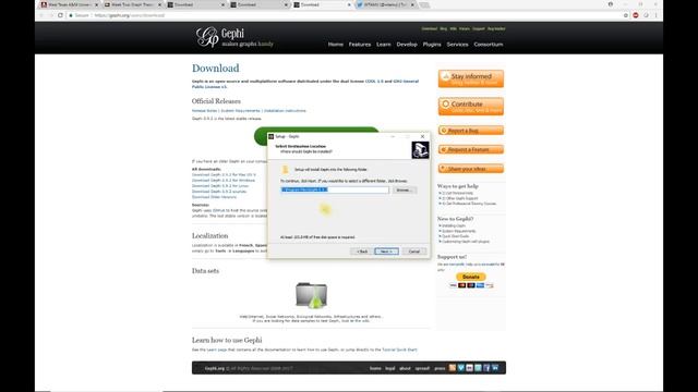 Gephi Download and Installation смотреть онлайн