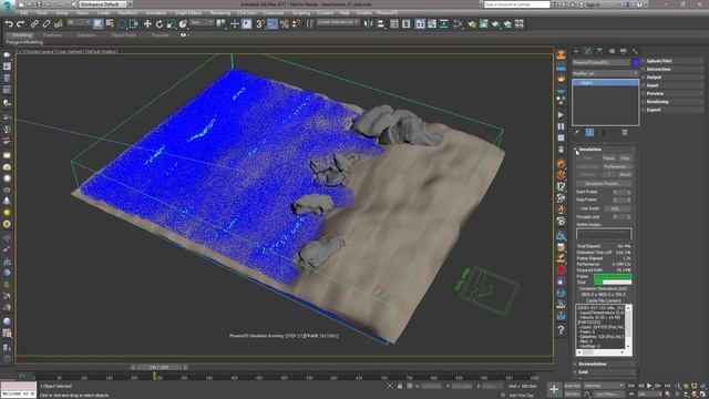 Phoenix FD 3.0 for 3ds Max - Beach Waves Tutorial смотреть онлайн