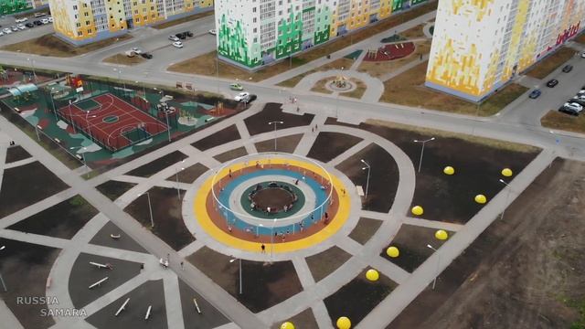 Строительство детсадов в Кошелев Парке / город Самара / Russia смотреть онлайн