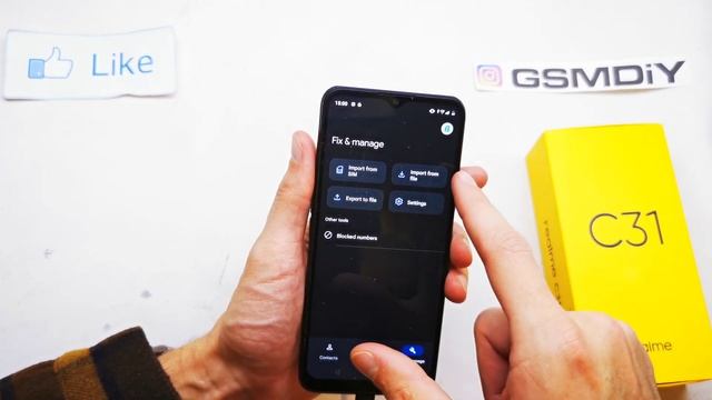 Realme C31 - Export And Import Your Contacts Quickly And Easily смотреть онлайн