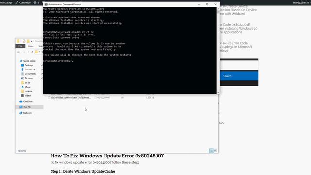 How To Fix Windows Update Error 0x80248007 смотреть онлайн