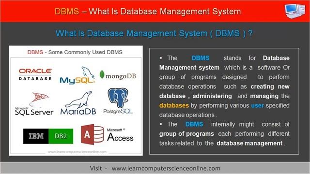 What Is Database Management System ? | What Is DBMS ? смотреть онлайн