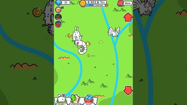 Rabbit Evolution - Tap Coins Of The Crazy Mutant Poop Clicker Game iOS Gameplay смотреть онлайн