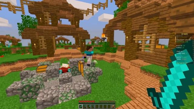 НУБИК ГРИФЕР И ПЭНН ПРОТИВ 100 ЗЛЫХ ИГРОКОВ В МАЙНКРАФТ - СКАЙ ВАРС МИНИ ИГРА ТРОЛЛИНГ MINECRAFT смотреть онлайн