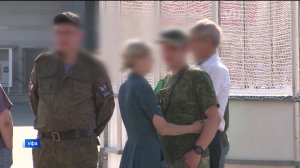 В Уфе после двухнедельного отпуска мобилизованных бойцов проводили на СВО