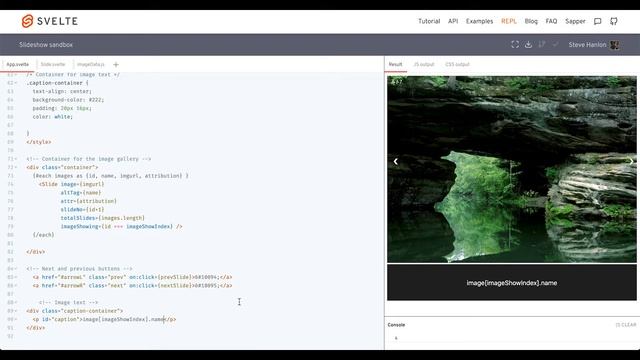 Slideshow Gallery (How-To-Svelte) смотреть онлайн