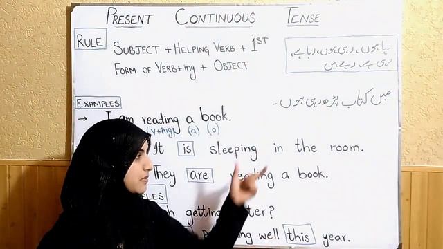 PRESENT CONTINUOUS TENSE | ENGLISH IN 5 MINUTES SERIES | LEARN TO LEAD WITH AYESHA смотреть онлайн