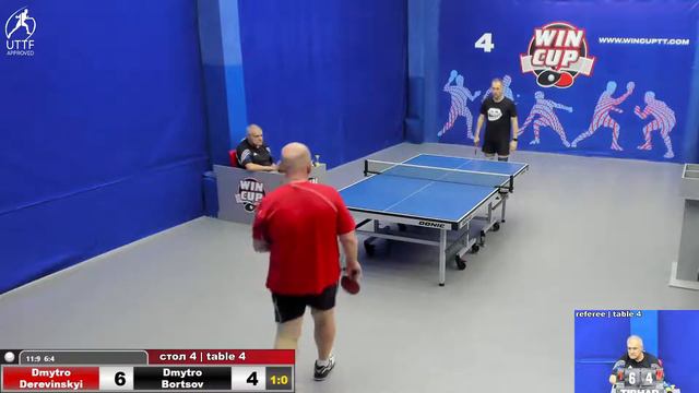 14:00 Деревинский Дмитрий 3-0 Борцов Дмитрий стол 4 ЮГ-3 13.04.22 смотреть онлайн