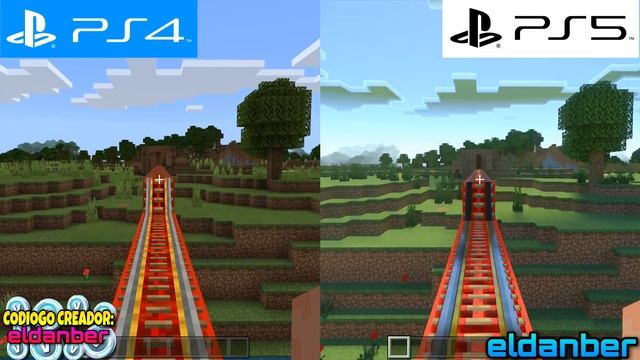 MINECRAFT | PS4 VS PS5 Gráficos | Comparación (4K 120FPS) смотреть онлайн