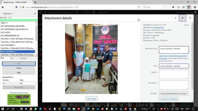 Wajib Tahu Cara Imacros - SEO Edit Gambar ALT, CAPTION, TITLE, DESKRIPTION смотреть онлайн