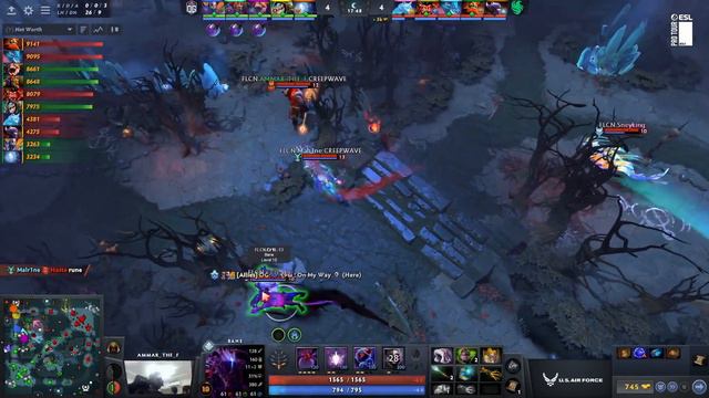Dota2 - Team Falcons vs OG - Game 1 - DreamLeague Season 22 - Group A смотреть онлайн