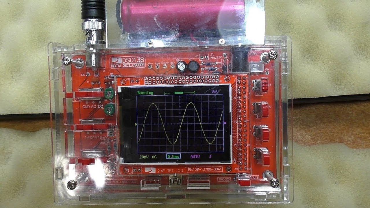 Посылочка из Китая. Осциллограф DSO138. Обзор, тест, доработка и применение смотреть онлайн