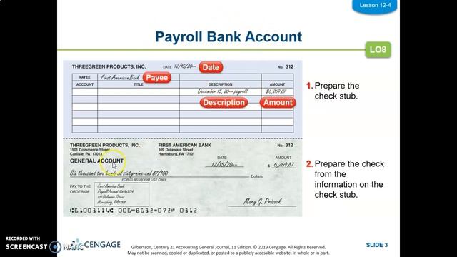 12-4 Preparing Payroll Checks смотреть онлайн