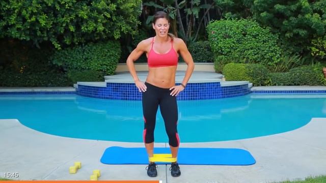 30 Minute Glutes with Weights & Band // Buttocks Legs Thighs смотреть онлайн