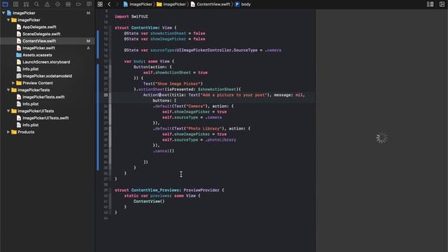 (2020) SwiftUI - Image Picker, Photo Library, and Camera - 20 Minutes - Intermediate смотреть онлайн