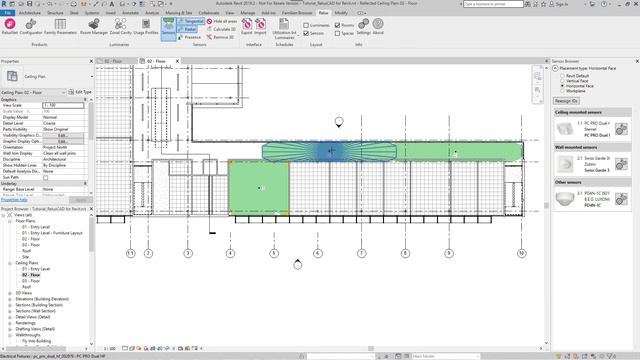 ReluxCAD for Revit - For Sensors смотреть онлайн