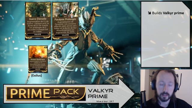 [Prime Pack] : Valkyr prime - Warframe [FR] смотреть онлайн