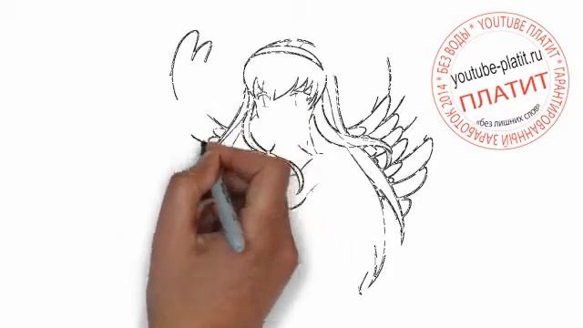 Нарисованные девушки брюнетки Как быстро нарисовать красивую девушку смотреть онлайн