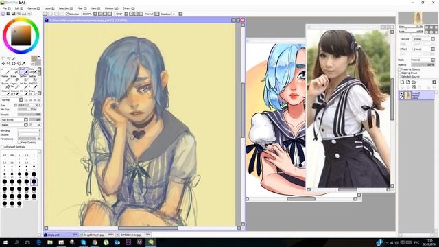 Speedpaint (Paint Tool SAI) Sad смотреть онлайн