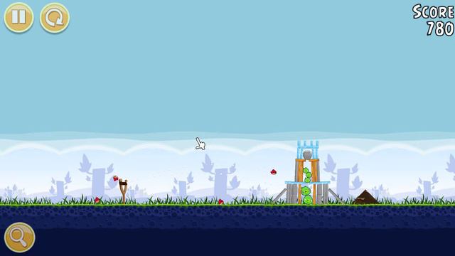 Играю в Angry Birds на ПК. Вечная борьба Птичек и Свинок перешла на новый уровень!!!! смотреть онлайн