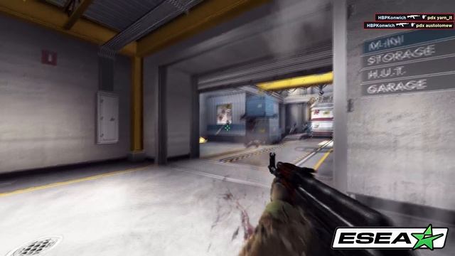 Incredible CS: GO AK-47 Spray Control By ESEA Open Player HonorBound Konwich Vs PortLANd