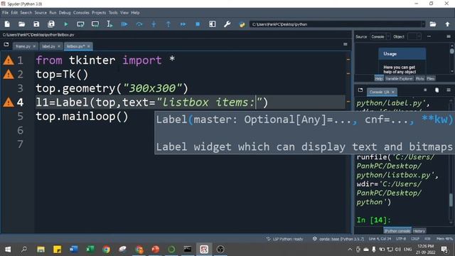Python Tkinter List Box in Detail | Python TKinte Tutorials in Hindi 13 смотреть онлайн
