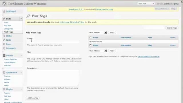 Wordpress Tags and Categories Tutorial |Wordpress for begginers смотреть онлайн