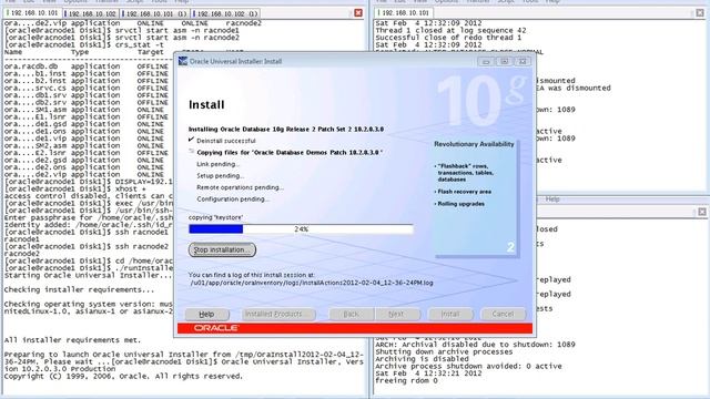 03.05_Oracle_10gR2_RAC_3.5 Applying Patch set to Oracle RAC.flv смотреть онлайн