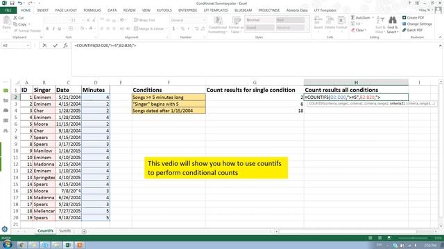 Excel COUNTIFS/SUMIFS With Multiple Criteria смотреть онлайн