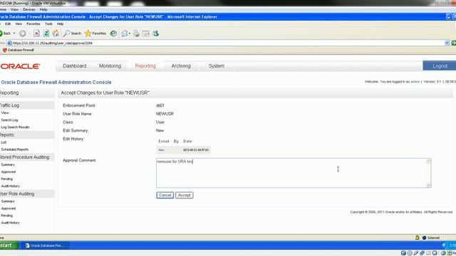 ORACLE DATABASE FIREWALL смотреть онлайн