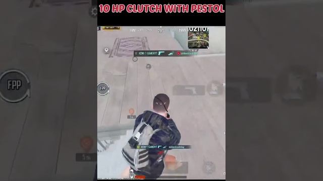 Играю с пистолетом, 10 хп