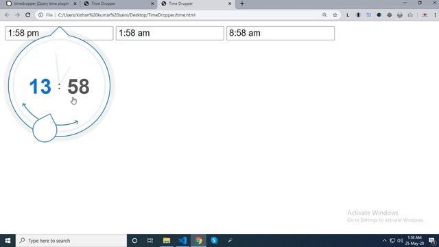 Time Dropper JS | Time picker using time dropper js | Time dropper plugin for awesome time picker. смотреть онлайн