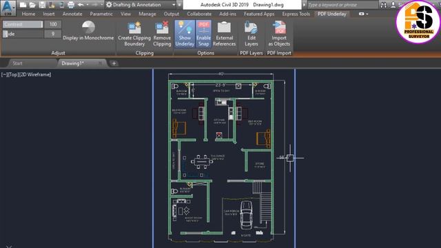 import PDF File in AutoCAD | inserting pdf in to autocad. смотреть онлайн