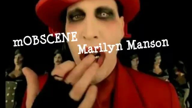 Marilyn Manson‐mOBSCENE
