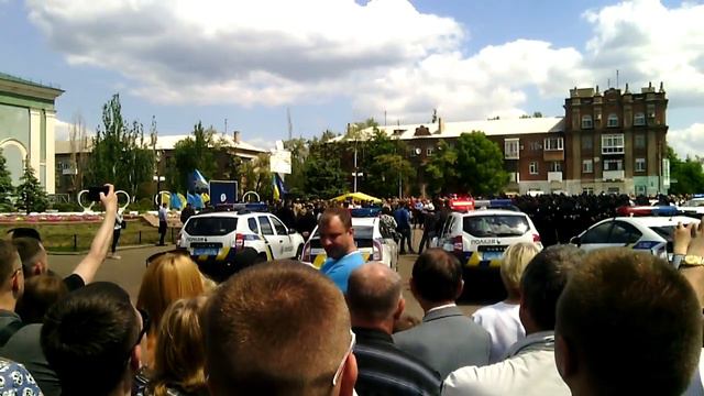 Присяга новой полиции в Северодонецке смотреть онлайн