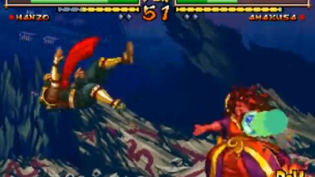 Samurai Shodown V Special-Playthrough With Hanzo