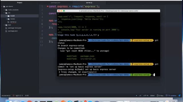 Merging a Git branch and intro to SQL смотреть онлайн