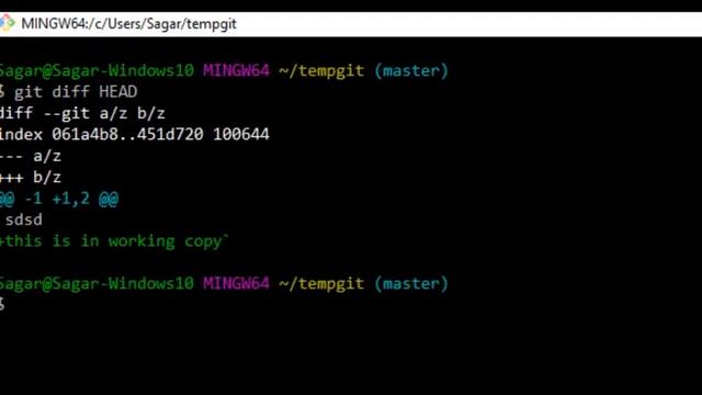 How to view changes between working copy and latest commit in git смотреть онлайн