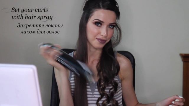 How I curl my hair with a straightener || Как завить волосы утюжком смотреть онлайн