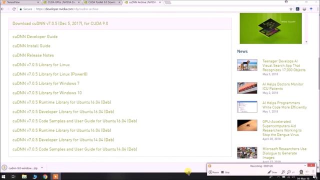 Install TensorFlow-GPU 1.8 on Windows PC смотреть онлайн