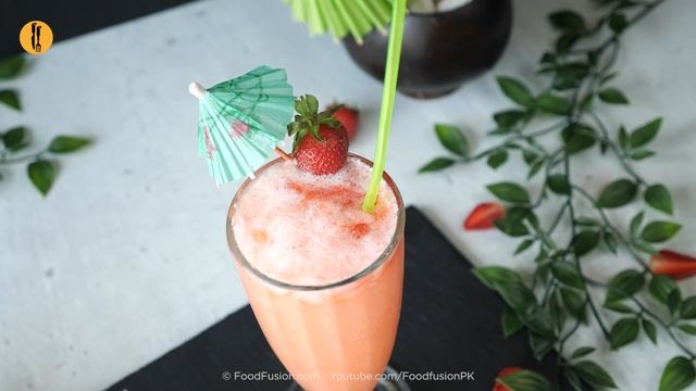Strawberry Colada & Melon Colada Recipe By Food Fusion (Ramazan Special) смотреть онлайн