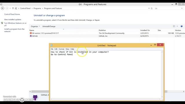 How to verify if Git application is installed on your Windows computer? смотреть онлайн