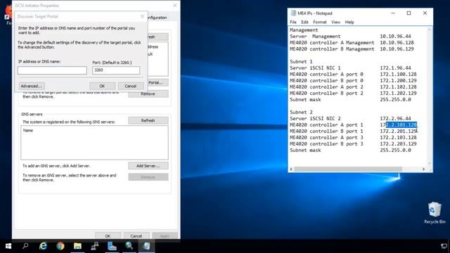 Dell EMC PowerVault ME4 Series: Attaching a Windows 2016 Host to a ME4 Array with iSCSI HBA смотреть онлайн