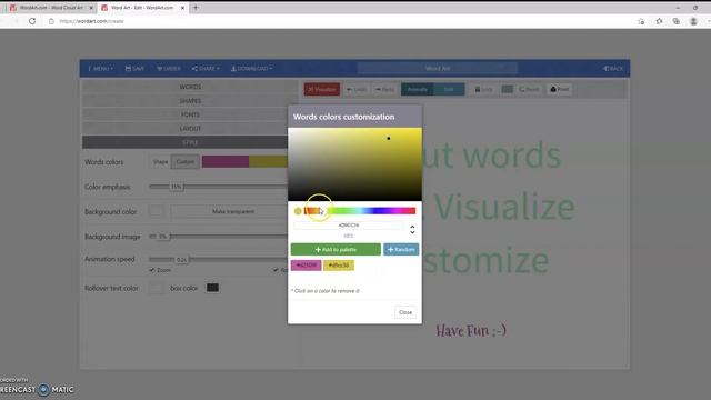 Инструкция по Wordart