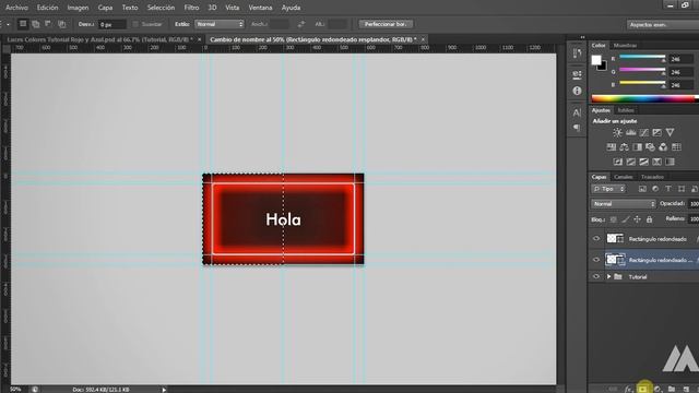 Tutorial Efecto Neón Doble en Marco o Forma Photoshop - manuelagui.com смотреть онлайн