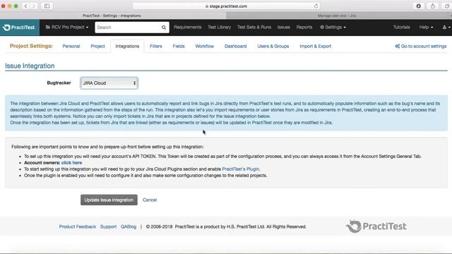 PractiTest Tutorial #18 - How to Integrate PractiTest with Jira смотреть онлайн