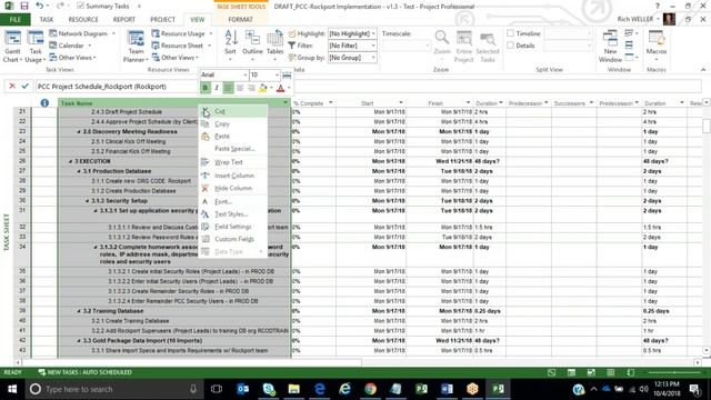 How to set all tasks one row high in Microsoft Project смотреть онлайн