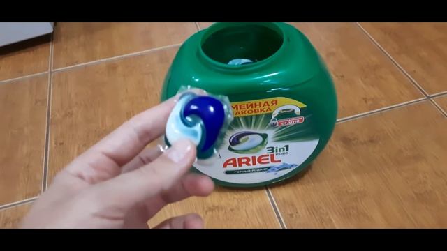 Жидкость для стирки Ariel 3in1 PODS 48 капсул. Горный Родник